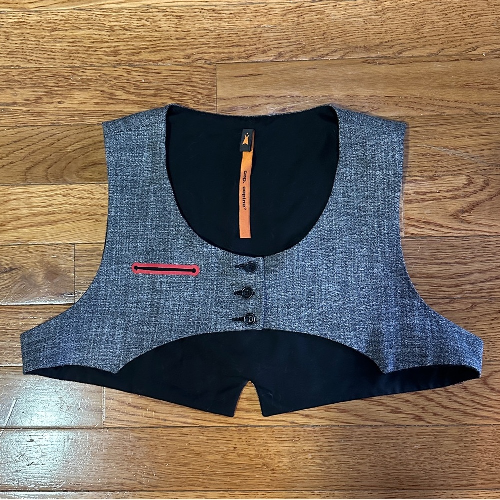 Cop copine micro vest top vest / bolero